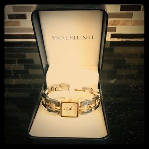 Vintage silver/golden Anne Klein ll women watch